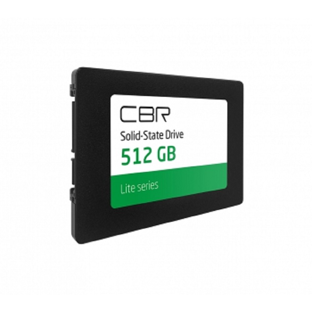 CBR SSD-512GB-2.5-LT22, Внутренний SSD-накопитель, серия "Lite", 512 GB, 2.5", SATA III 6 Gbit/s, SM2259XT, 3D TLC NAND, R/W speed up to 550/520 MB/s, TBW (TB) 256