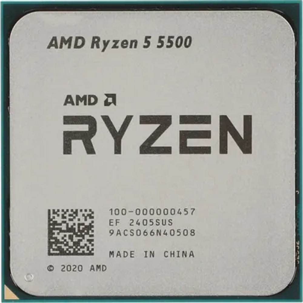 CPU AMD Ryzen 5 5500 OEM (100-000000457) {3,60GHz, Turbo 4,20GHz, Without Graphics AM4}