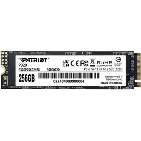 Patriot SSD PCIe 3.0 x4 256GB P320P256GM28 P320 M.2 2280