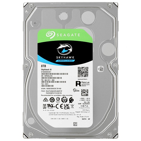 8TB Seagate SkyHawkAl (ST8000VE001)